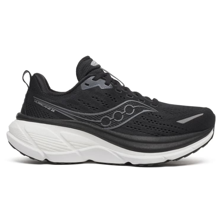 Image of Saucony Saucony Hurricane 25 Womens Black/white - Black/White / Standard / 8