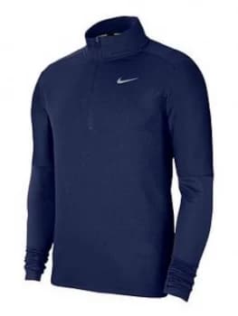 Image of Nike Running Element 1/2 Zip Top - Blue