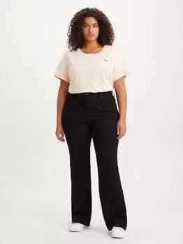 Image of 725 High Rise Bootcut Jeans (Plus) - Black
