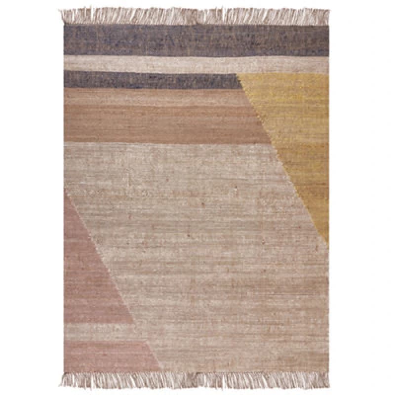 Image of Beliani Rug Samlar Brown 160 X 230 Cm Jute