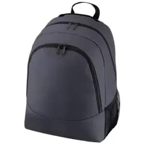 Image of BagBase Plain Universal Backpack / Rucksack Bag (18 Litres) (One Size) (Graphite Grey)