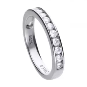 Image of Diamonfire Channel Set Half Eternity Ring R3629