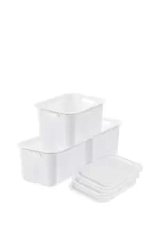 Image of 'Recycled Basket 20' with lids x3