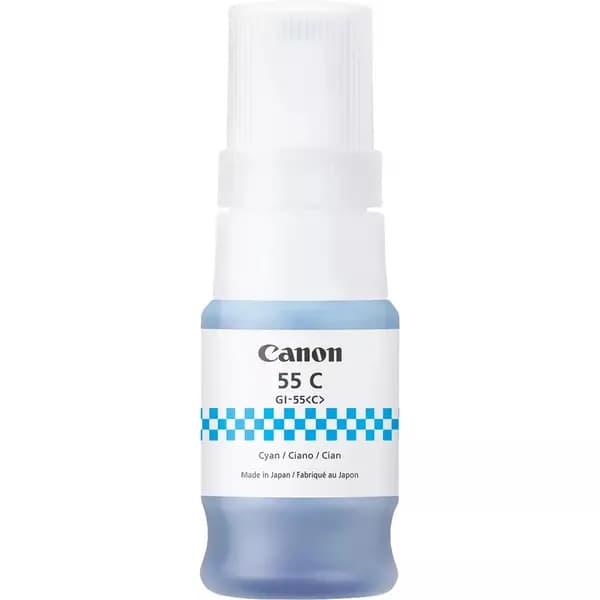 Image of Canon GI-55C Cyan Ink Bottle - 6289C001 (Original)
