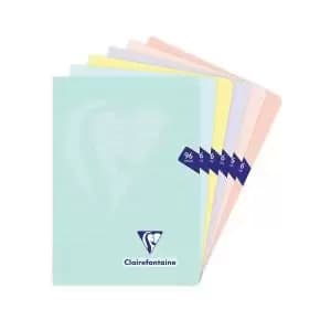 Image of Clairefontaine Mimesys Notebook Lined 48 Sheets A5 Pack of 10 308686C