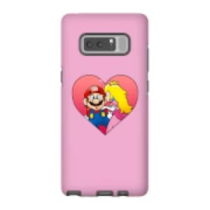 Image of Nintendo Super Mario Peach Kiss Phone Case - Samsung Note 8 - Tough Case - Gloss