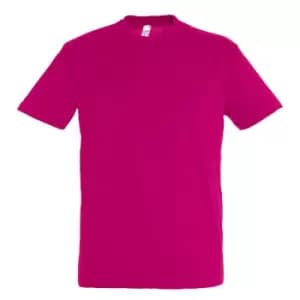 Image of SOLS Mens Regent Short Sleeve T-Shirt (L) (Fuchsia)