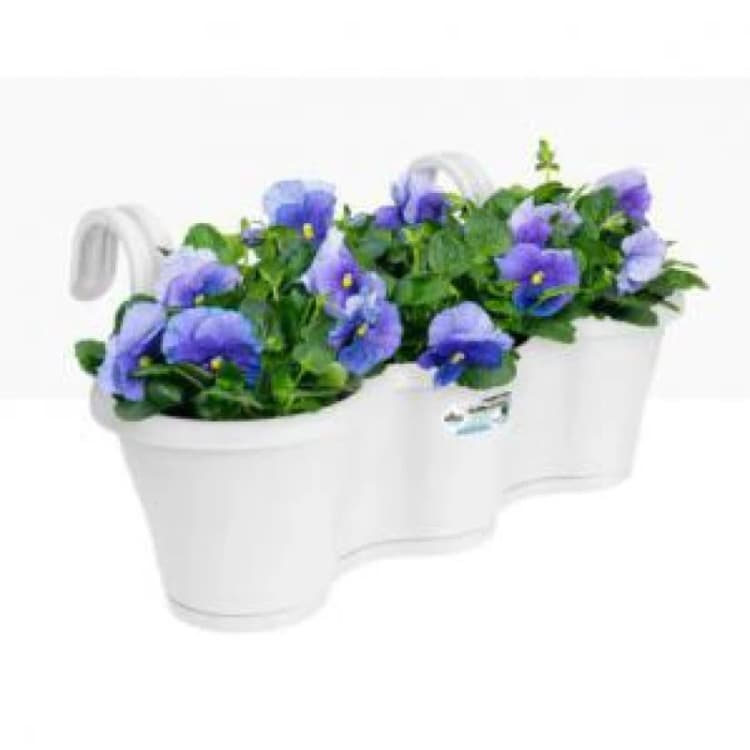 Image of Elho Corsica Easy Hanger Trio 52cm - White 7542655315000