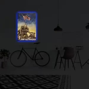 Image of ABD-002 Multicolor Decorative LED Lighted Canvas Painting