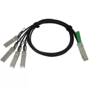 Image of Cisco QSFP - 4xSFP10G, 3m InfiniBand cable QSFP+ 4 x SFP+ Black