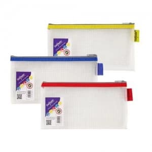 Image of Snopake EVA Mesh Zippa Bag DL Assorted Pack 3