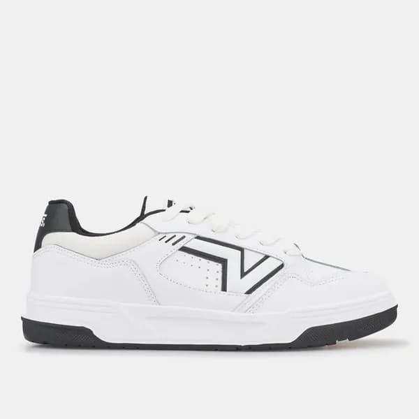 Image of Vans upland trainers in white & Black White & Black UK 6 (EU 39)