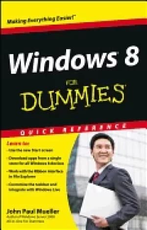 Image of windows 8 for dummies quick reference