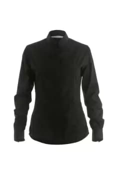 Image of Mandarin Collar Fitted Long Sleeve Shirt