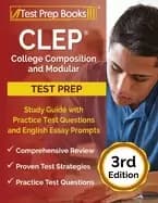 Image of clep college composition and modular study guide with practice test questio