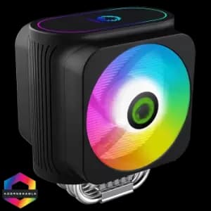 Image of GameMax Gamma 600 Rainbow ARGB CPU Cooler Aura Sync 3 Pin - GMXCPUGAMMA600ARGB
