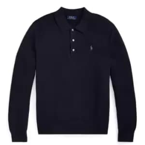 Image of Polo Ralph Lauren Rib Waist Polo Shirt - Blue