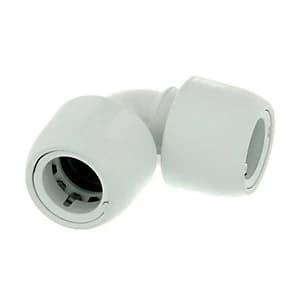 Image of Hep2O HD5/22W Push Fit 90 deg Elbow - 22mm