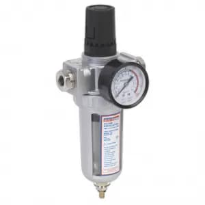 Image of Genuine SEALEY SA2001/FR Air Filter/Regulator with Gauge
