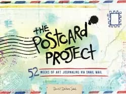 Image of postcard project 52 weeks of art journaling via snail mail