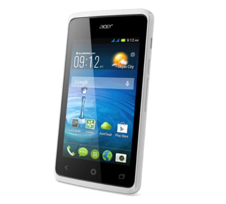 Image of Acer Liquid Z200 10.2cm (4") Single SIM Android 4.4 0.5 GB 4 GB