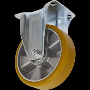 Image of Sealey Fixed Plate Castor Polyurethane 160mm