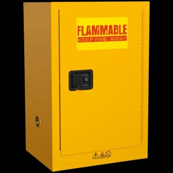 Image of Sealey Flammables Storage Cabinet 585mm 455mm 890mm
