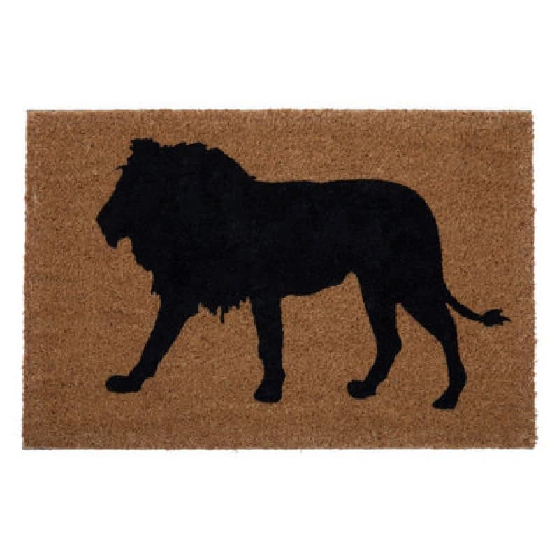 Image of Premier Housewares Lion Doormat Brown