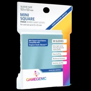 Image of Gamegenic Prime Mini Square Sized 53 x 53mm 50 Sleeves