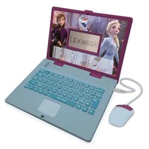 Image of Lexibook JC598FZI2 Disney Frozen II Bilingual Educational Laptop with 124 Activites