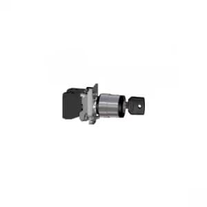 Image of Schneider XB4BG41 1NO 2 Position Black Keylock Selector Switch