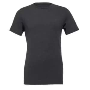 Image of Bella + Canvas Adults Unisex Heather CVC T-Shirt (L) (Dark Grey Heather)