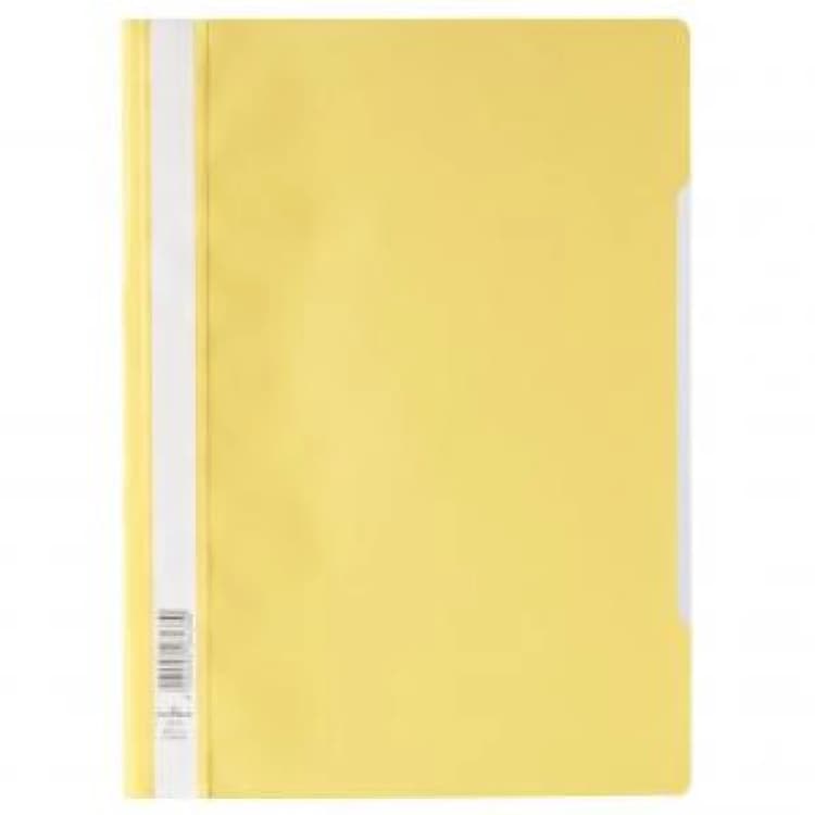 Image of Durable Clear View A4 Folder Yellow (25 Pack) 252304