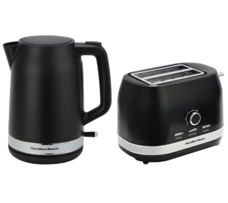 Image of Hamilton Beach Ella Black Breakfast Bundle Black unisex