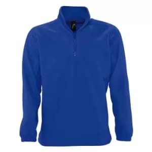 Image of SOLS Ness Unisex Zip Neck Anti-Pill Fleece Top (3XL) (Royal Blue)