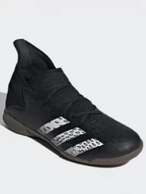 Image of adidas Predator Freak.3 Indoor Boots, Black/White/Beige, Size 1, Men