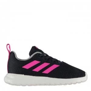 Image of adidas Lite Racer Trainers Infant Girls - Navy/Pink/Wht