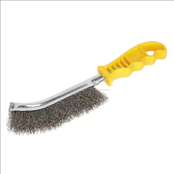 Image of Sealey WB05Y Wire Brush Stainless Steel Plastic Handle