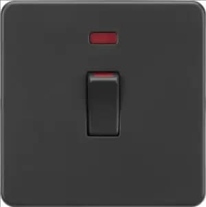 Image of KnightsBridge 45A 1G DP switch with neon - anthracite