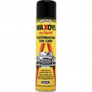 Image of Hammerite Waxoyl Aerosol Rust Remover and Protector Clear 400ml