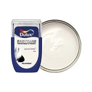 Image of Dulux Easycare Washable & Tough Jasmine White Matt Emulsion Paint 30ml