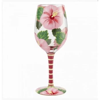 Image of Hibiscus Dreams Wine Glass