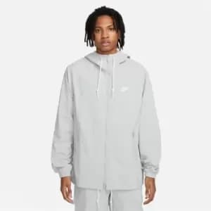 Image of Nike Club Mens Full-Zip Woven Jacket - Grey