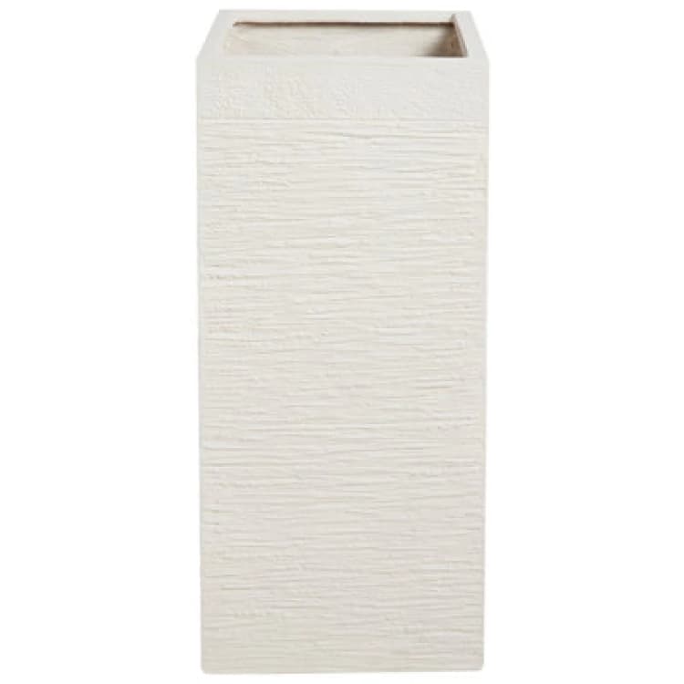Image of Beliani Plant Pot Dion 26cm Light Beige