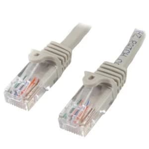 Image of Startech 3m Cat5e Grey Snagless RJ45 UTP Patch