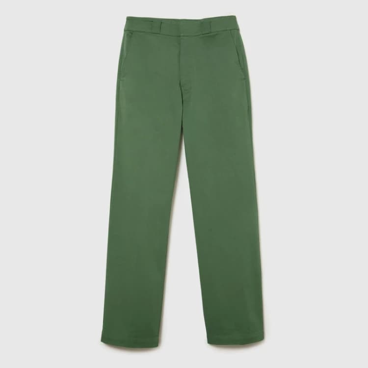 Image of Lacoste Stretch Gabardine Pants Green female 8