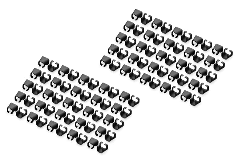 Image of Digitus Color clips for Patch cable - Black