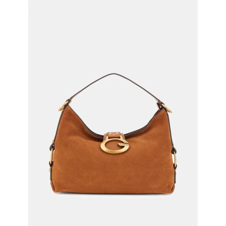 Image of Guess Womens Camden Hobo Bag Cognac female One Size