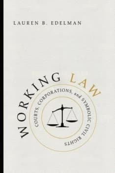 Image of Working Law by Lauren B. Edelman Book