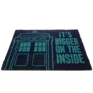 Image of Doctor Who Tardis Doormat (One Size) (Blue) - Blue